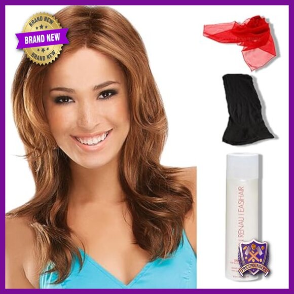 Synthetic Monofilament Wig with Hand Tied Cap, 9-14 Inch Length main image 4